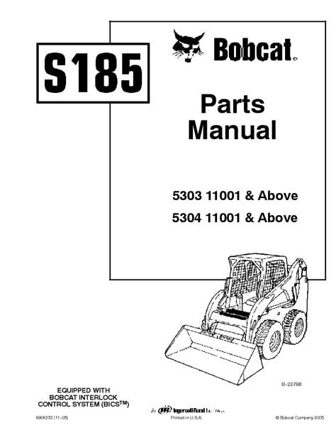 bobcat s185 parts diagram